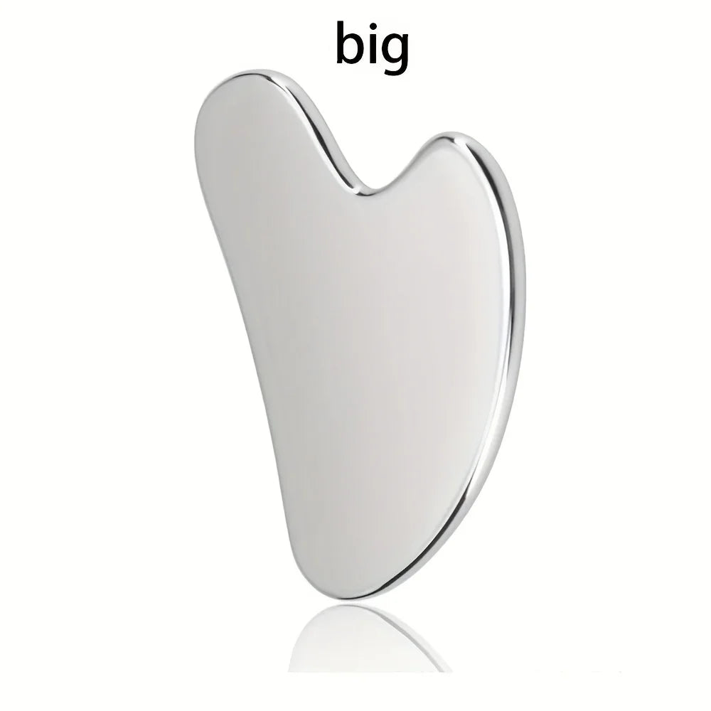 Stainless Steel Gua Sha | Cooling Facial Massager for Firming & Jawline
