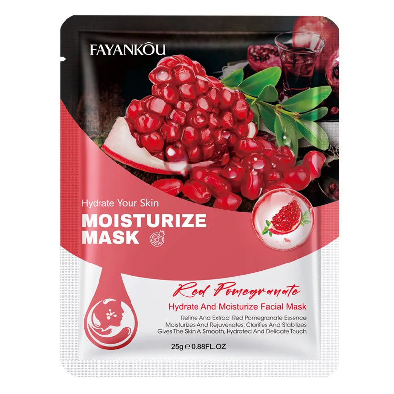 10pcs Fruit Facial Sheet Masks