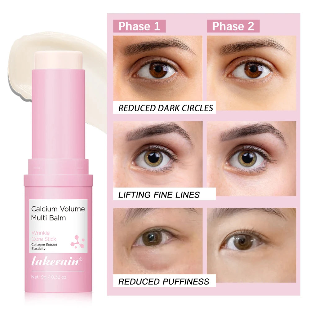 Calcium Collagen Vitamin D Eye Stick Balm | Anti-Aging Under-Eye Firming Treatment